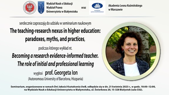 Zaproszenie do udziału w seminarium "The teaching-research nexus in higher education"