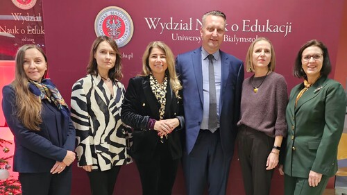 Visiting professors from Northeastern Illinois University at the Faculty of Education