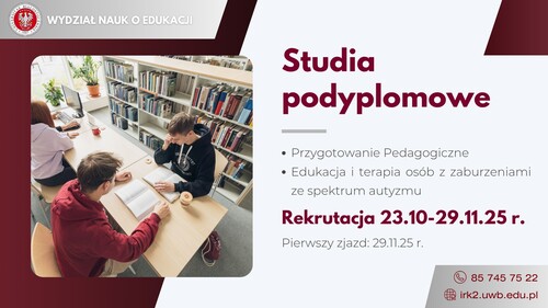 Ruszyła rekrutacja na studia podyplomowe