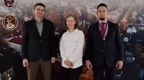 Dr Łukasz Kalisz odbył międzynarodowy staż naukowy na Uniwersytecie Wileńskim