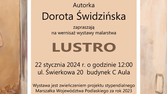 Wystawa malarstwa dr Doroty Świdzińskiej