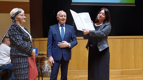 Dr Alina Szwarc wygłosiła wykład dla słuchaczy Uniwersytetu Trzeciego Wieku z Hajnówki i Łosic