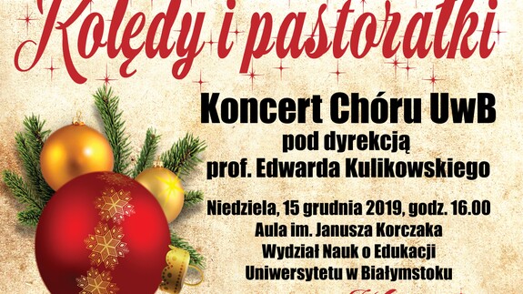 Koncert Chóru UwB - Kolędy i pastorałki