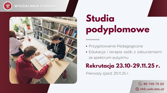 Ruszyła rekrutacja na studia podyplomowe