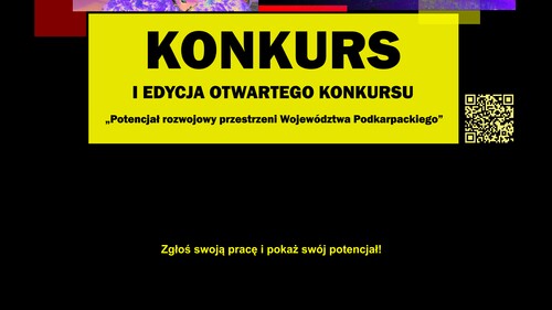 Konkurs na najlepszą pracę dyplomową pn. „Potencjał rozwojowy przestrzeni Województwa Podkarpackiego"