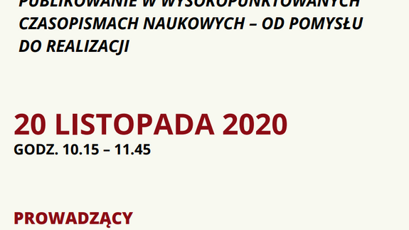 I spotkanie z cyklu 'Jakość działalności naukowej pracowników Wydziału Nauk o Edukacji'