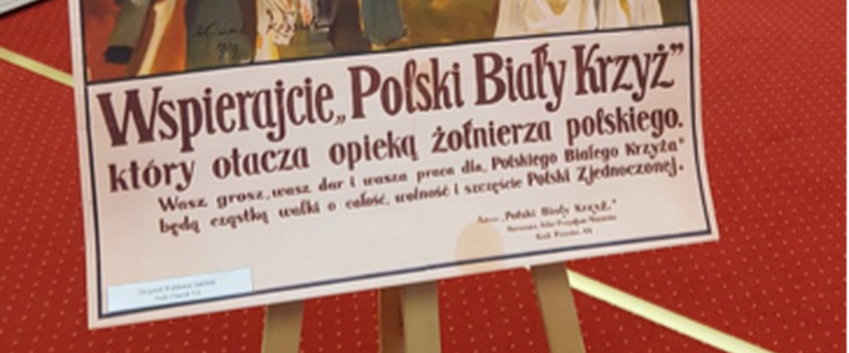 Zdjęcie z wystawy Polski Biały Krzyż. Zapomniana historia.