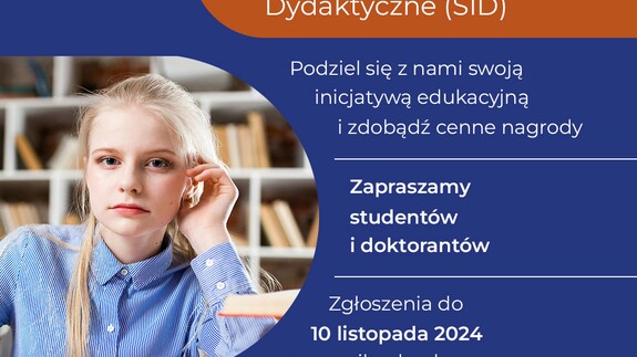 Zapraszamy do udziału w konkursie "Studenckie Inicjatywy Dydaktyczne"