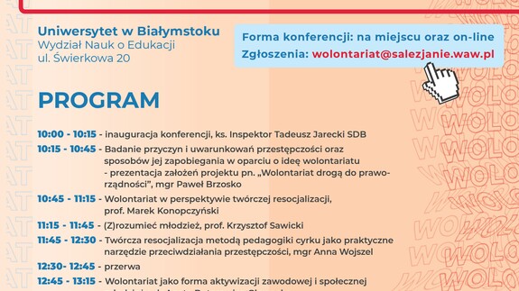 Wolontariat drogą do praworządności. Metody twórczej resocjalizacji