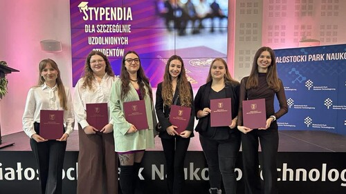 6 studentek naszego Wydziału otrzymało Stypendia Prezydenta Miasta Białegostoku dla szczególnie uzdolnionych studentów!