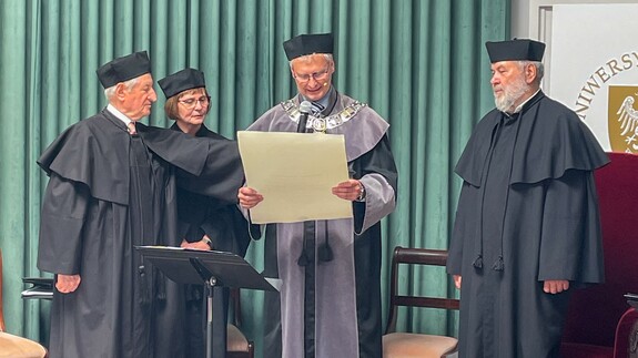 Prof. Jerzy Nikitorowicz honorowym doktorem Uniwersytetu Śląskiego