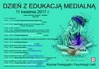 „Dzień z edukacją medialną” na Wydziale Pedagogiki i Psychologii Pracownicy Zakładu Dydaktyki Ogólnej serdecznie zapraszają studentów pierwszego roku Pedagogiki oraz inne zainteresowane osoby do uczestnictwa w wykładach i warsztatach podczas