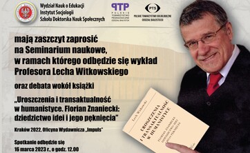 Seminarium Naukowe z udziałem prof. Lecha Witkowskiego