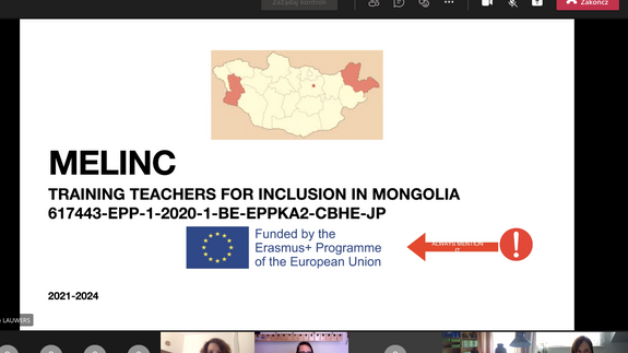 MELINC – Training Teachers for Inclusion in Mongolia